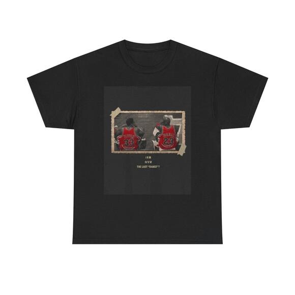 Tops - Chicago Bulls The Last Dance Michael Jordan Scottie Pippen Tee Shirt